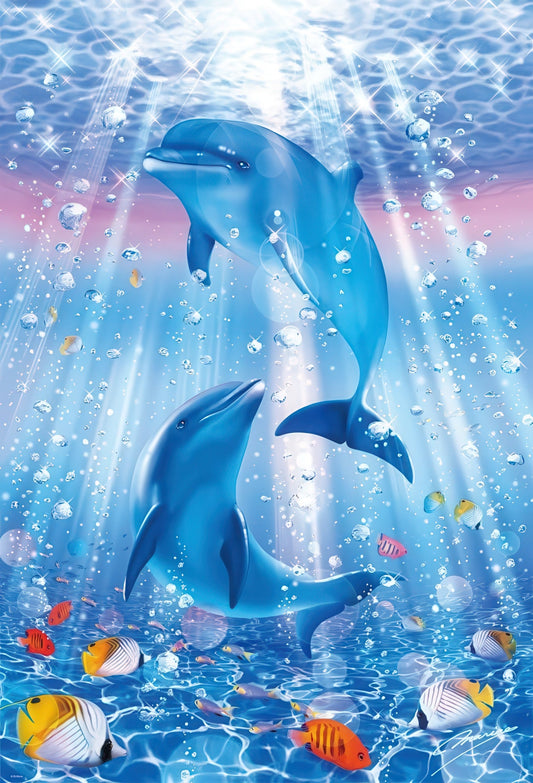 Beverly 91-115　Animal • Aqua Aura　1000 Pieces Jigsaw Puzzle