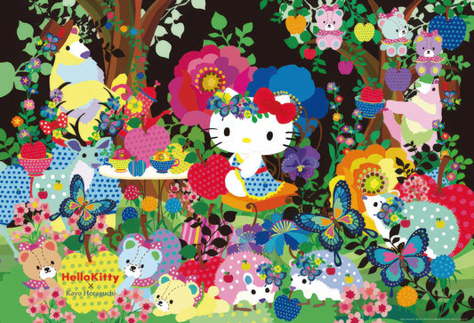 Beverly 91-134　Hello Kitty • Forest Tea Party　1000 Pieces Jigsaw Puzzle