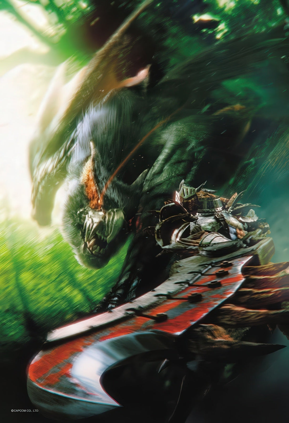 beverly-93-063-monster-hunter-3-gale-force-nargacuga-300-pieces-jigsaw-puzzle