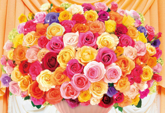 Beverly 93-105　Flower • 100 Roses　300 Pieces Jigsaw Puzzle