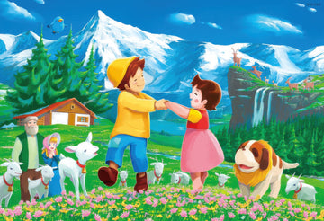 beverly-93-144-heidi,-girl-of-the-alps-let's-dance-together-300-pieces-jigsaw-puzzle
