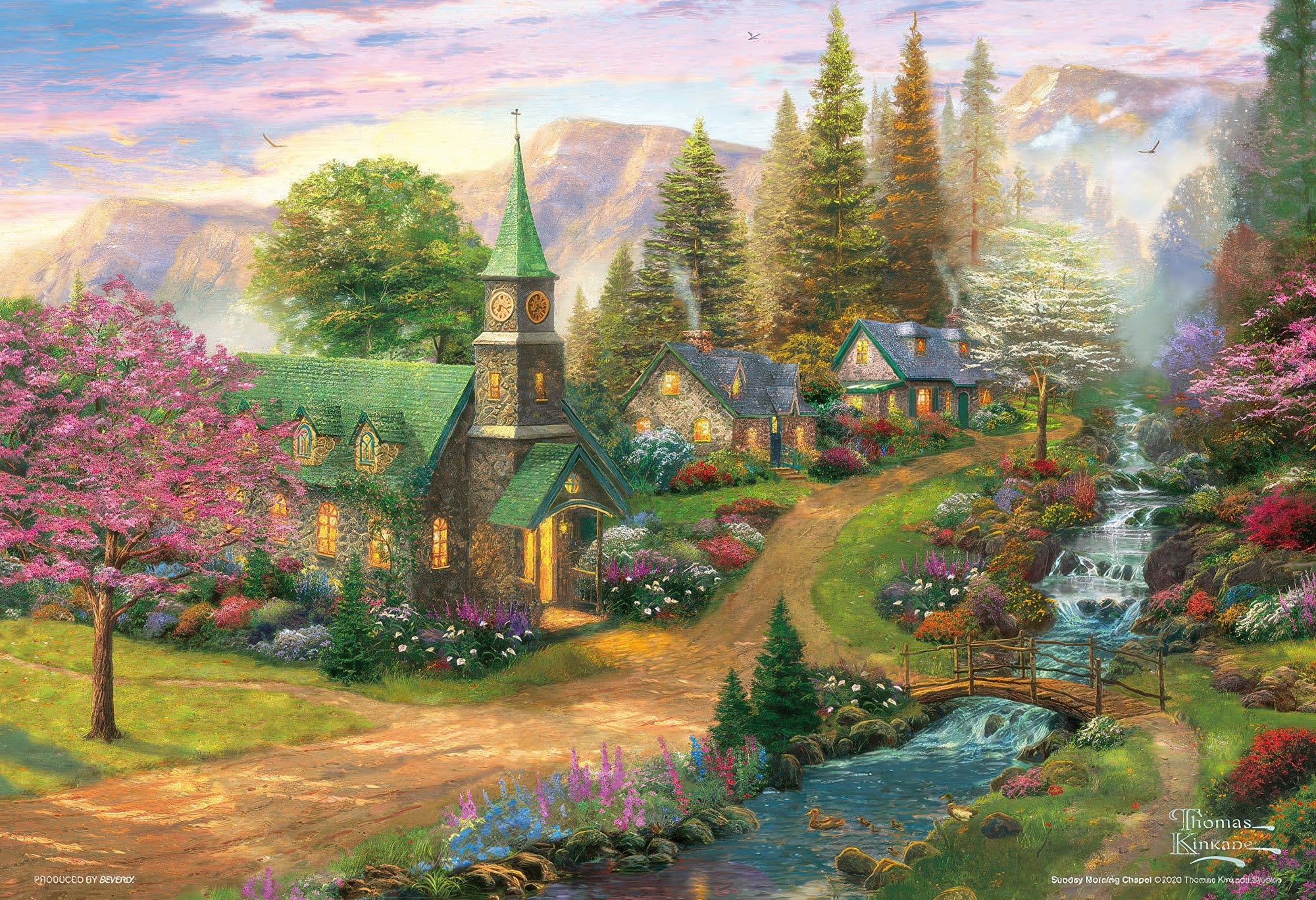 beverly-93-161-a-shining-spring-and-a-riverside-chapel-300-pieces-jigsaw-puzzle