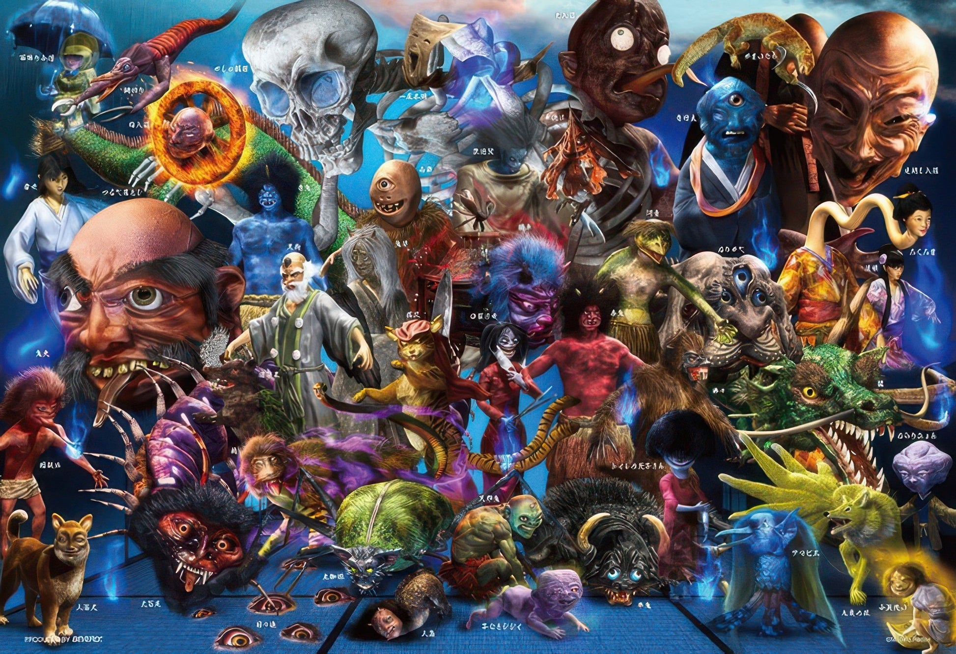 beverly-93-171-one-hundred-demons-at-night-300-pieces-jigsaw-puzzle