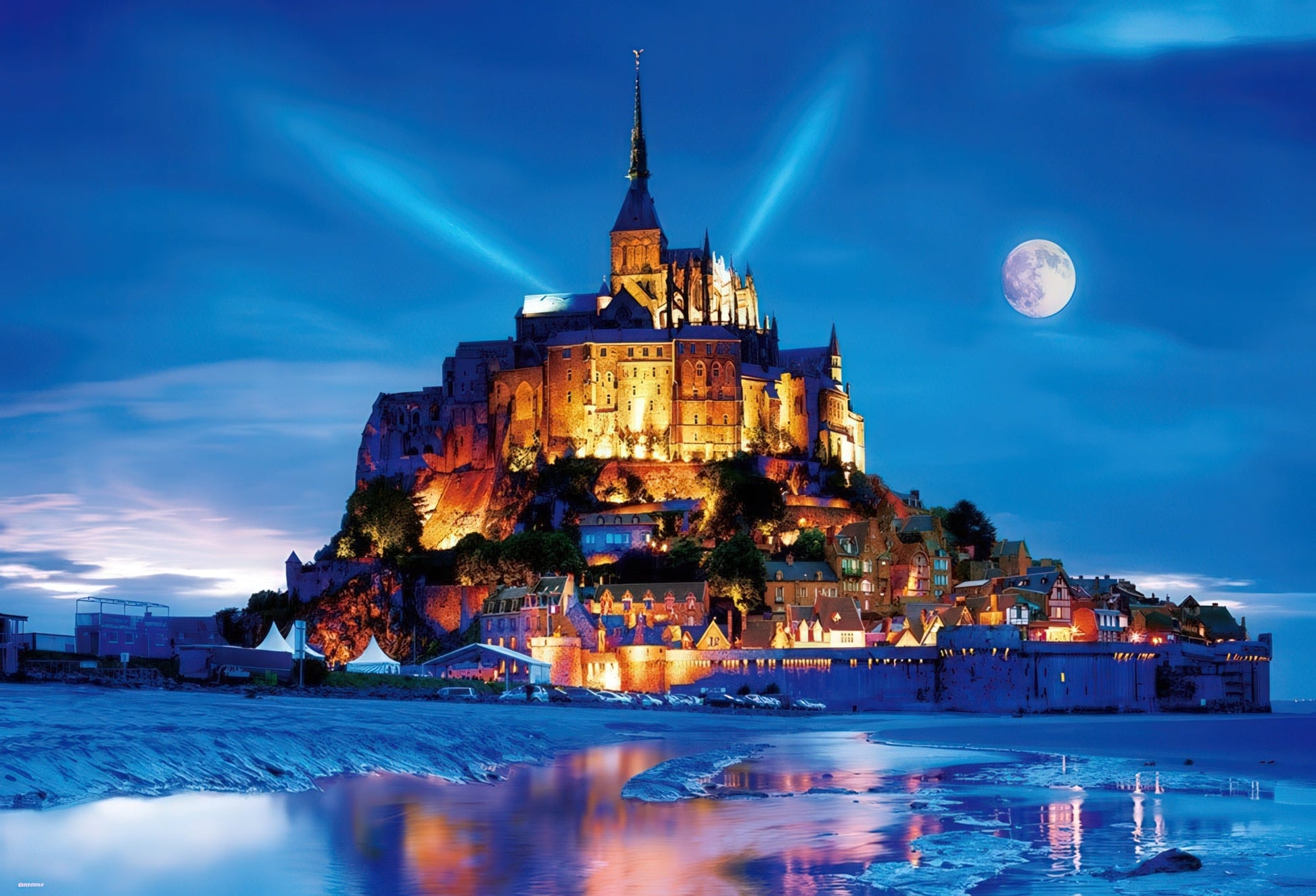 beverly-b51-222-world-heritage-site-mont-saint-michel---light-up-300-pieces-jigsaw-puzzle