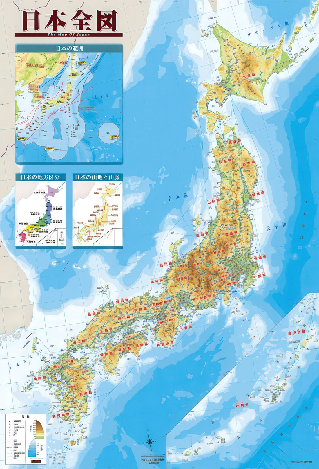 beverly-b61-413-map-of-japan-300-pieces-jigsaw-puzzle