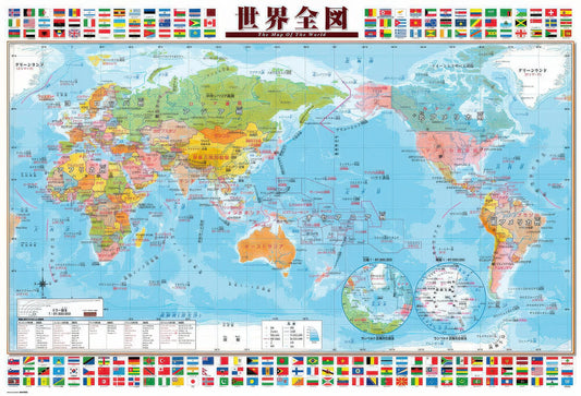 Beverly B61-414　Map of the World　300 Pieces Jigsaw Puzzle