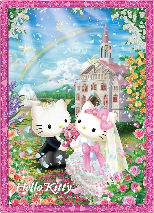 Beverly CJP-004　Hello Kitty • Sweet Wedding　165 Pieces Crystal Jigsaw Puzzle