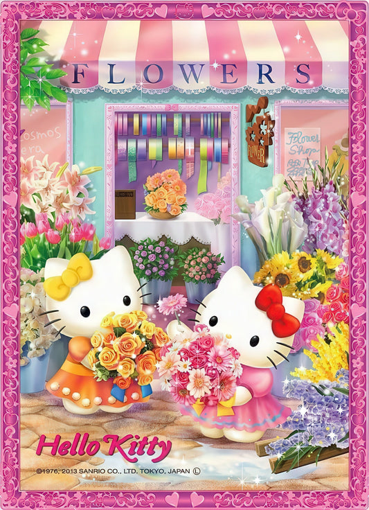 Beverly CJP-005　Hello Kitty • Flower Shop　165 Pieces Crystal Jigsaw Puzzle