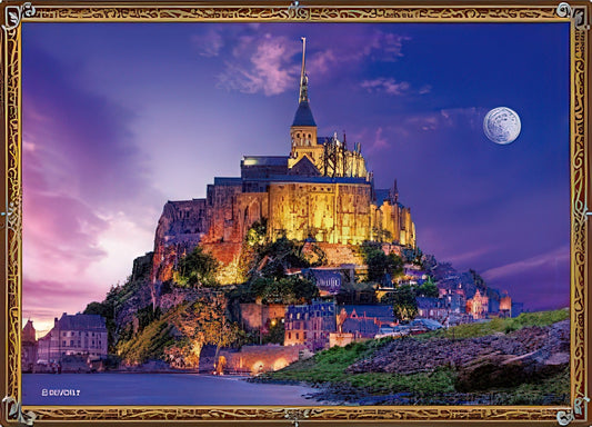 Beverly CJP-006　Scenery • Mont Saint-Michel　165 Pieces Crystal Jigsaw Puzzle