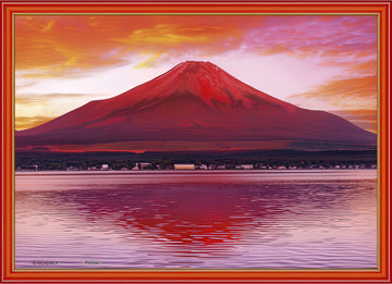 beverly-cjp-030-scenery-red-mount-fuji-165-pieces-crystal-jigsaw-puzzle