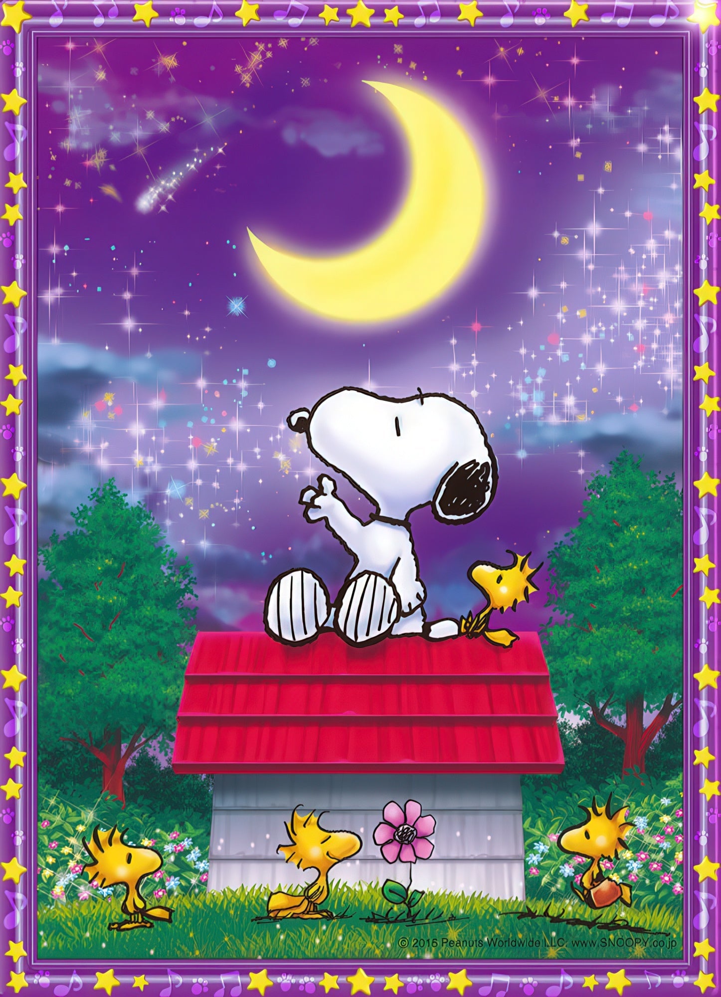 beverly-cjp-038-peanuts-wish-upon-a-night-sky-165-pieces-crystal-jigsaw-puzzle