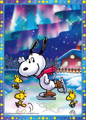 beverly-cjp-045-snoopy-under-the-aurora-165-pieces-jigsaw-puzzle