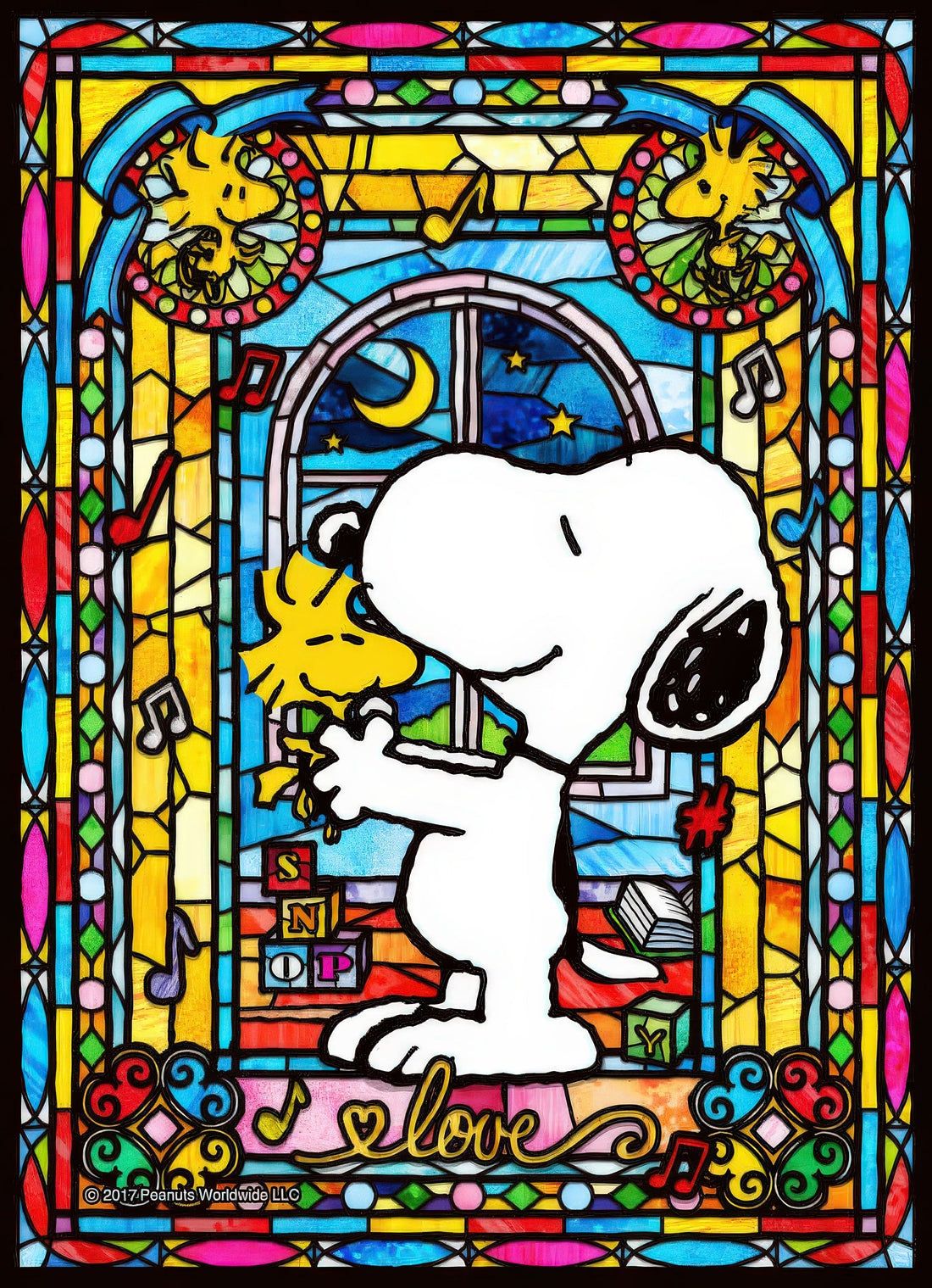 beverly-cjp-050-peanuts-music-love-165-pieces-crystal-jigsaw-puzzle