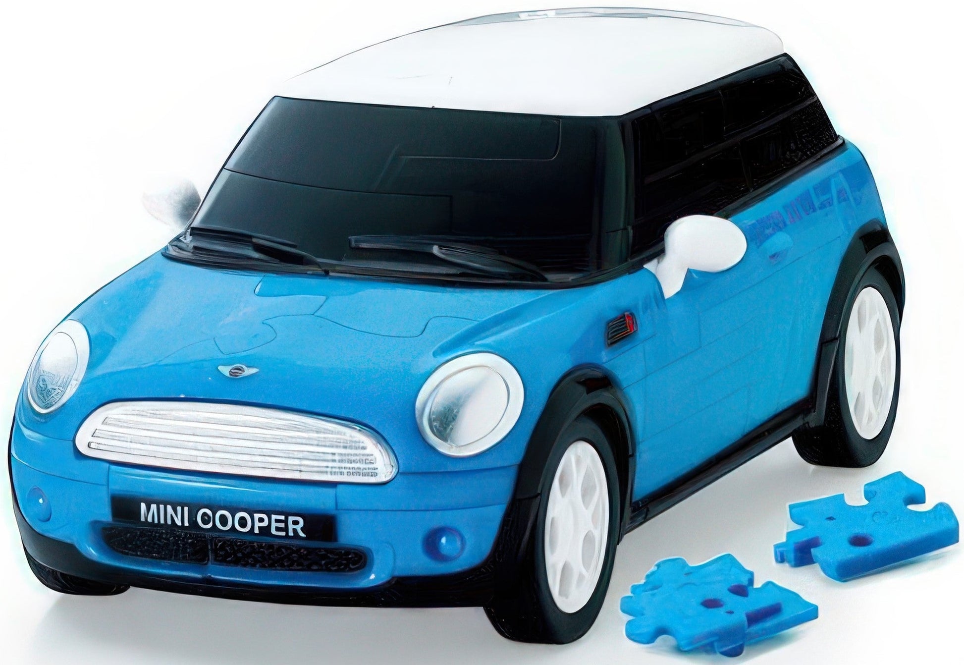 beverly-cp3-006-car-blue-mini-cooper-60-pieces-plastic-3d-puzzle