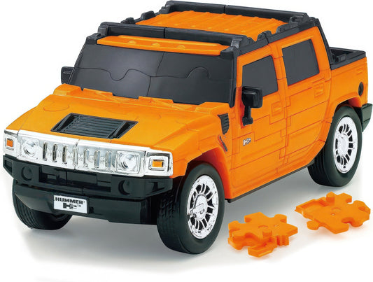 Beverly CP3-008　Car • Orange Hummer H2　70 Pieces Plastic 3D Puzzle