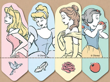 Beverly • All Princesses • Page Marker Princess Pastel　Stationery