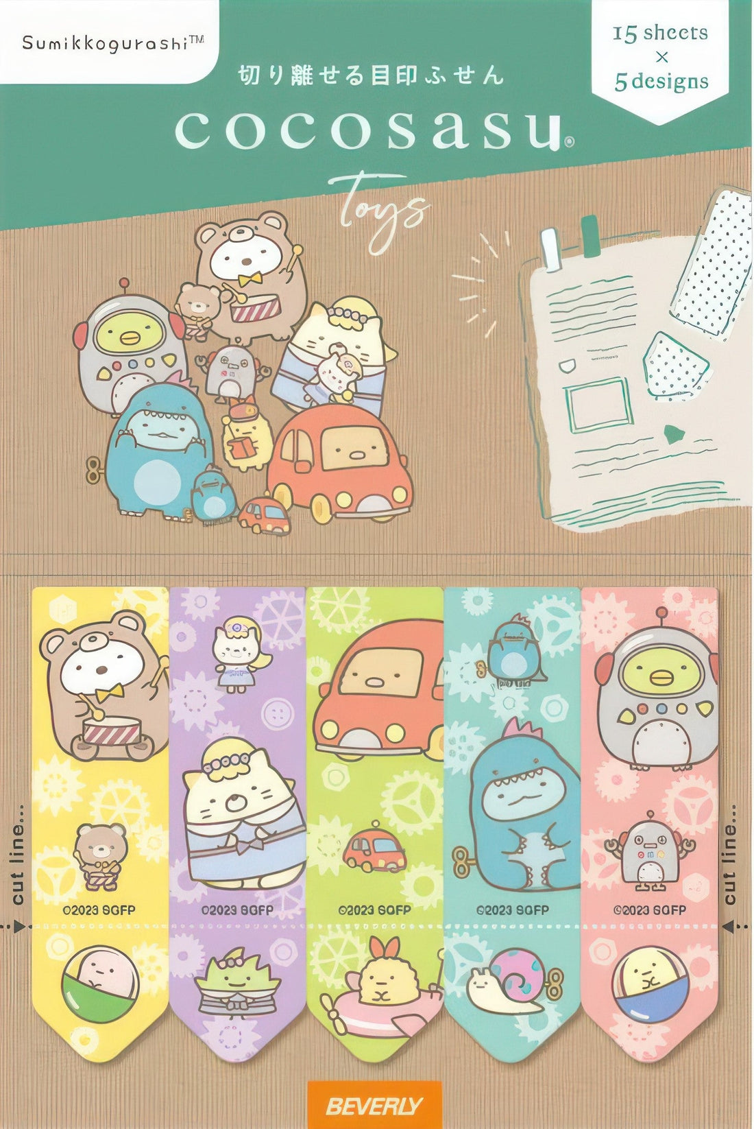 beverly-cs-191-sumikko-gurashi-page-marker-mysterious-toys-at-tsugihagi-factory-misc-goods