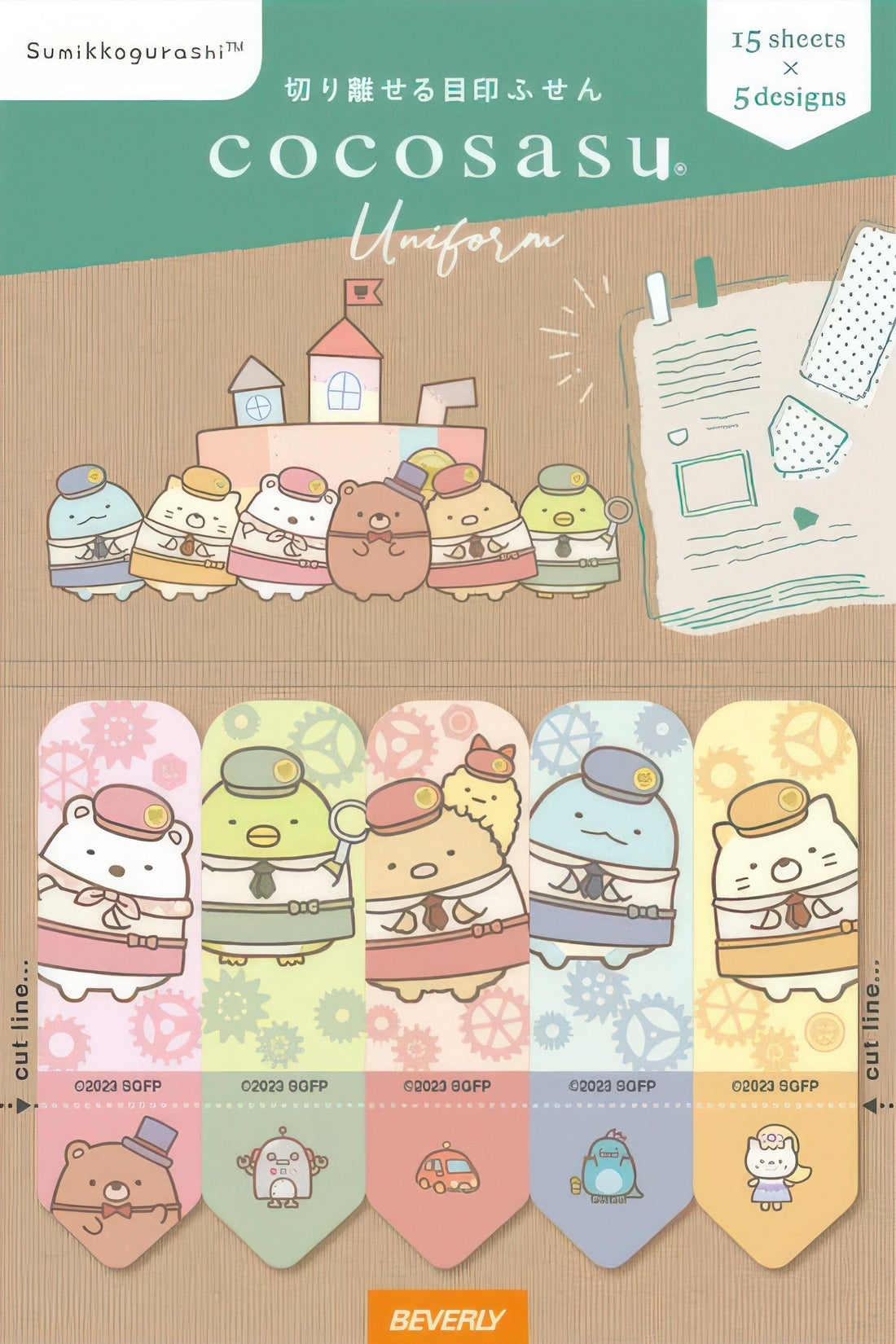 beverly-cs-192-sumikko-gurashi-page-marker-mysterious-things-at-tsugihagi-factory-misc-goods