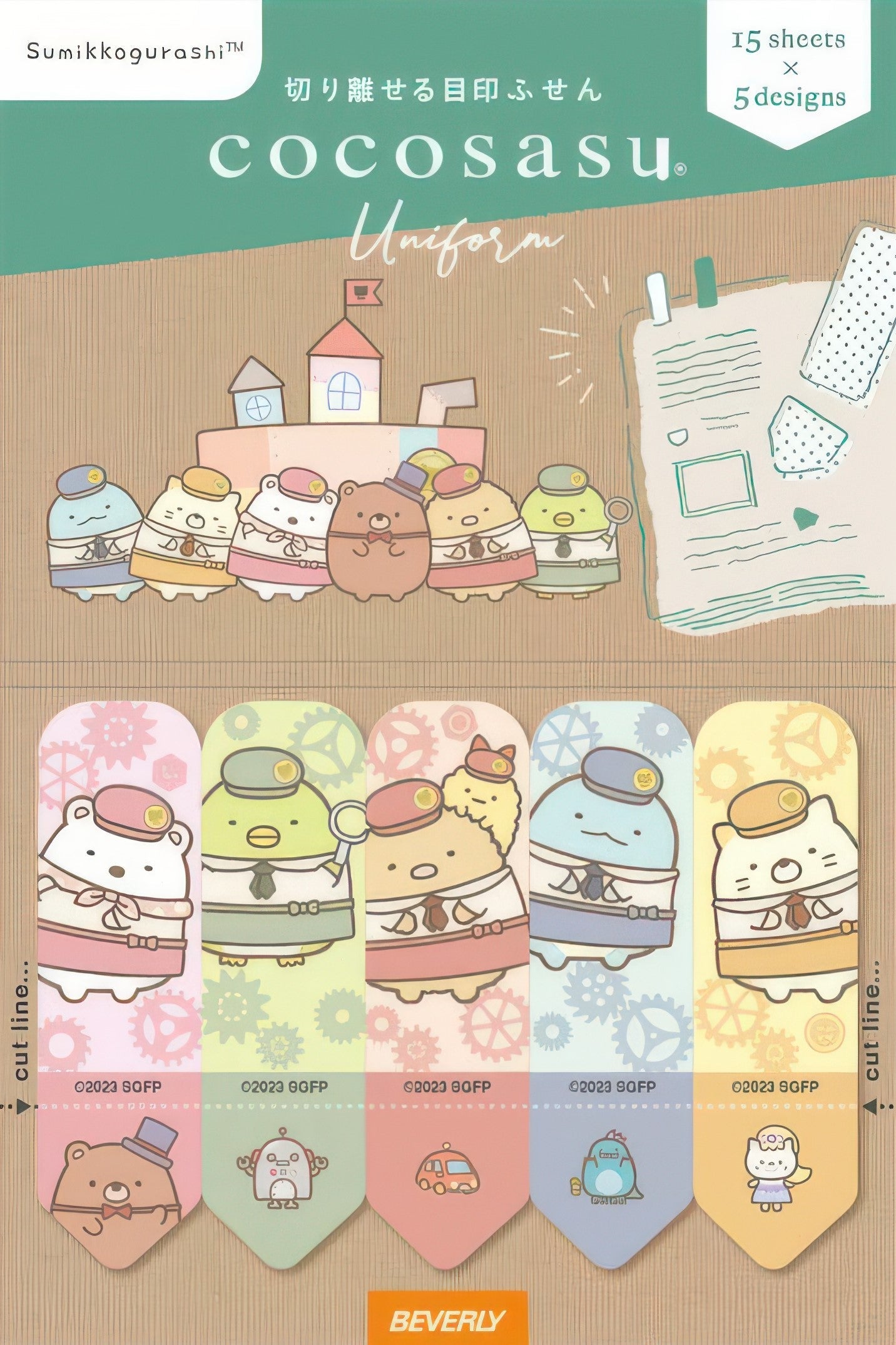 beverly-cs-192-sumikko-gurashi-page-marker-mysterious-things-at-tsugihagi-factory-misc-goods