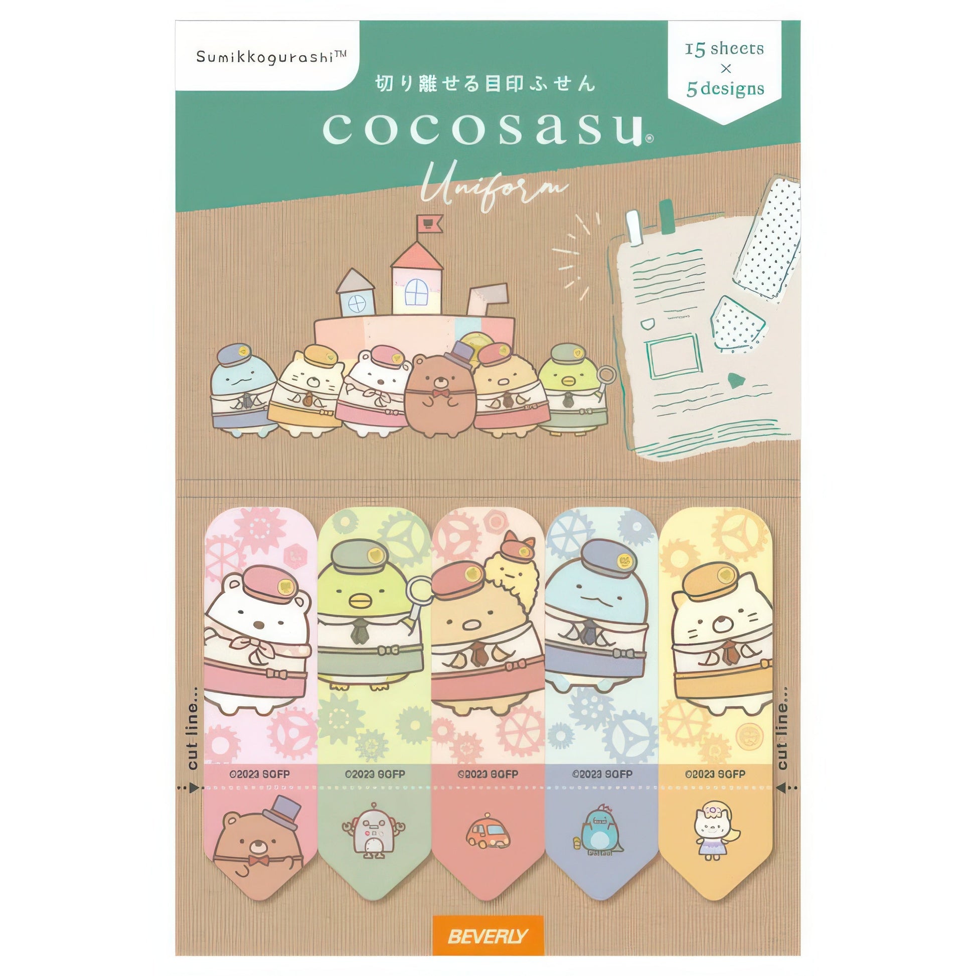 beverly-cs-192-sumikko-gurashi-page-marker-mysterious-things-at-tsugihagi-factory-misc-goods