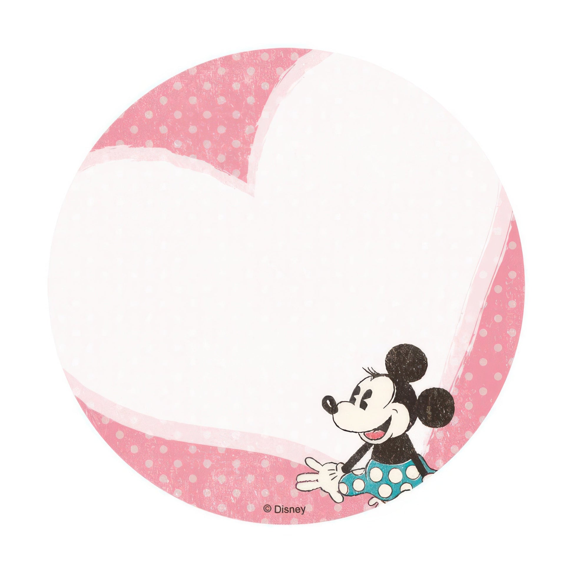 beverly-fk-002-minnie-mouse-sticky-note-round-minnie-misc-goods