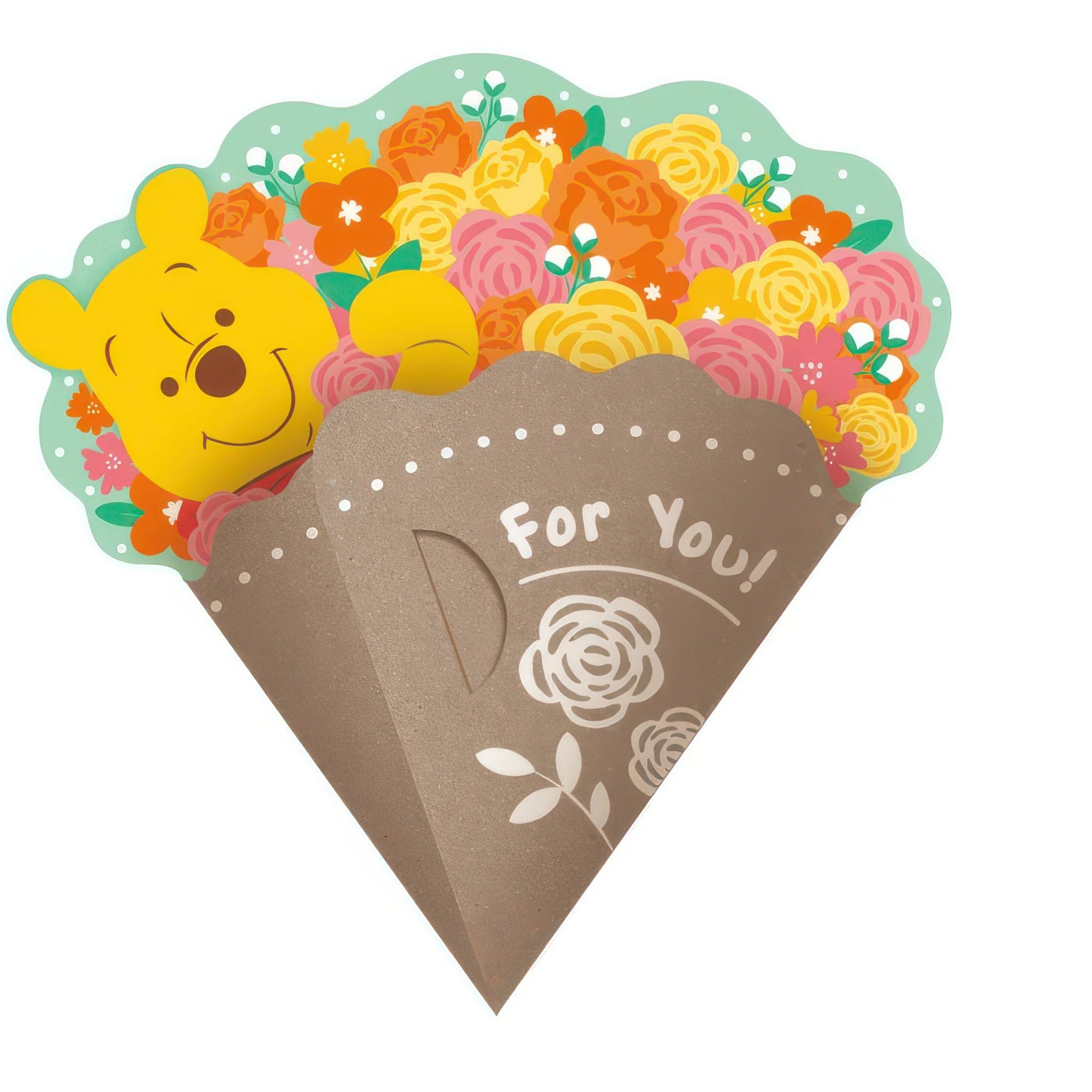 beverly-fs-050-sticky-note-square-bouquet-winnie-the-pooh-misc-goods