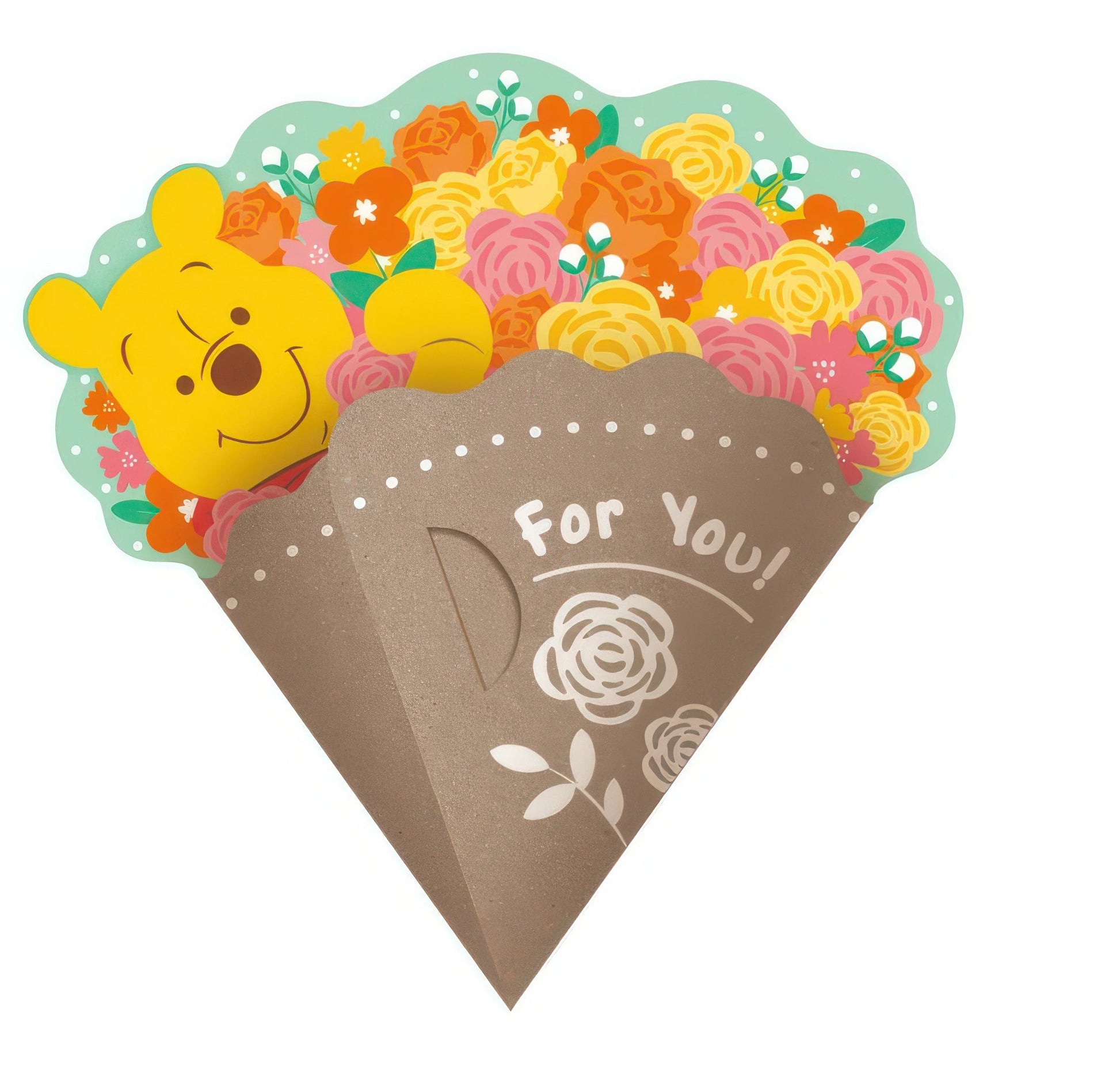 beverly-fs-050-sticky-note-square-bouquet-winnie-the-pooh-misc-goods