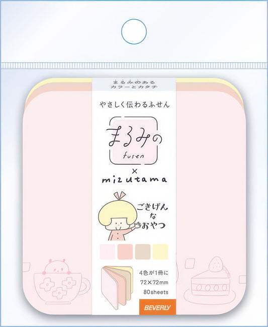 Beverly FS-102　Mizutama • Sticky Note Square / Happy Snack (L)　Misc Goods