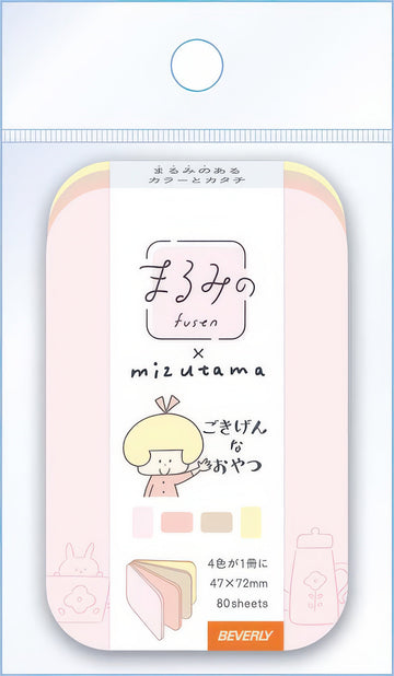 beverly-fs-104-mizutama-sticky-note-square-happy-snack-m-misc-goods