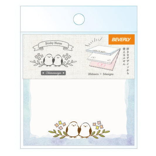 Beverly FS-115　Animal • Sticky Note Square / Shimaenaga　Misc Goods