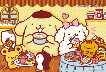 beverly-l74-116-pompompurin's-cafe-time-150-pieces-jigsaw-puzzle