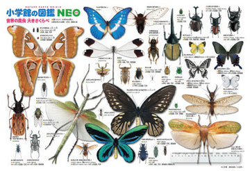 beverly-l74-157-shogakukan-neo-illustrated-book-world-insect-size-comparisons-150-pieces-jigsaw-puzzle