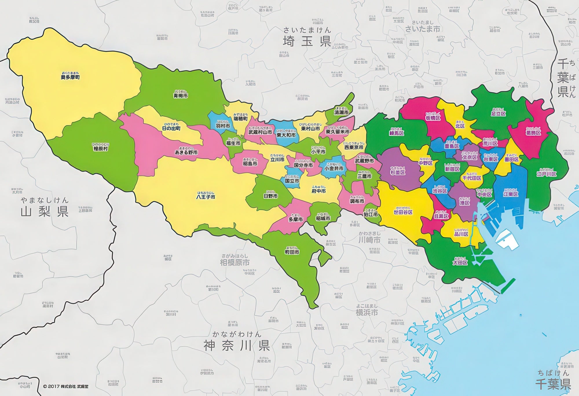 beverly-l74-159-let's-learn-the-map-of-tokyo-150-pieces-jigsaw-puzzle