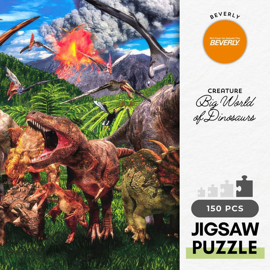 Beverly L74-175　Big World of Dinosaurs　150 Pieces Jigsaw Puzzle