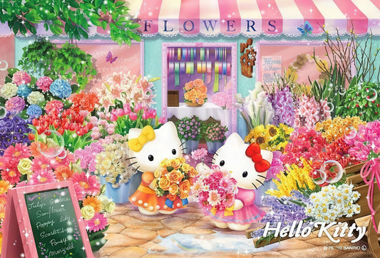 Beverly M108-100　Hello Kitty • Flower Shop　108 Pieces Jigsaw Puzzle