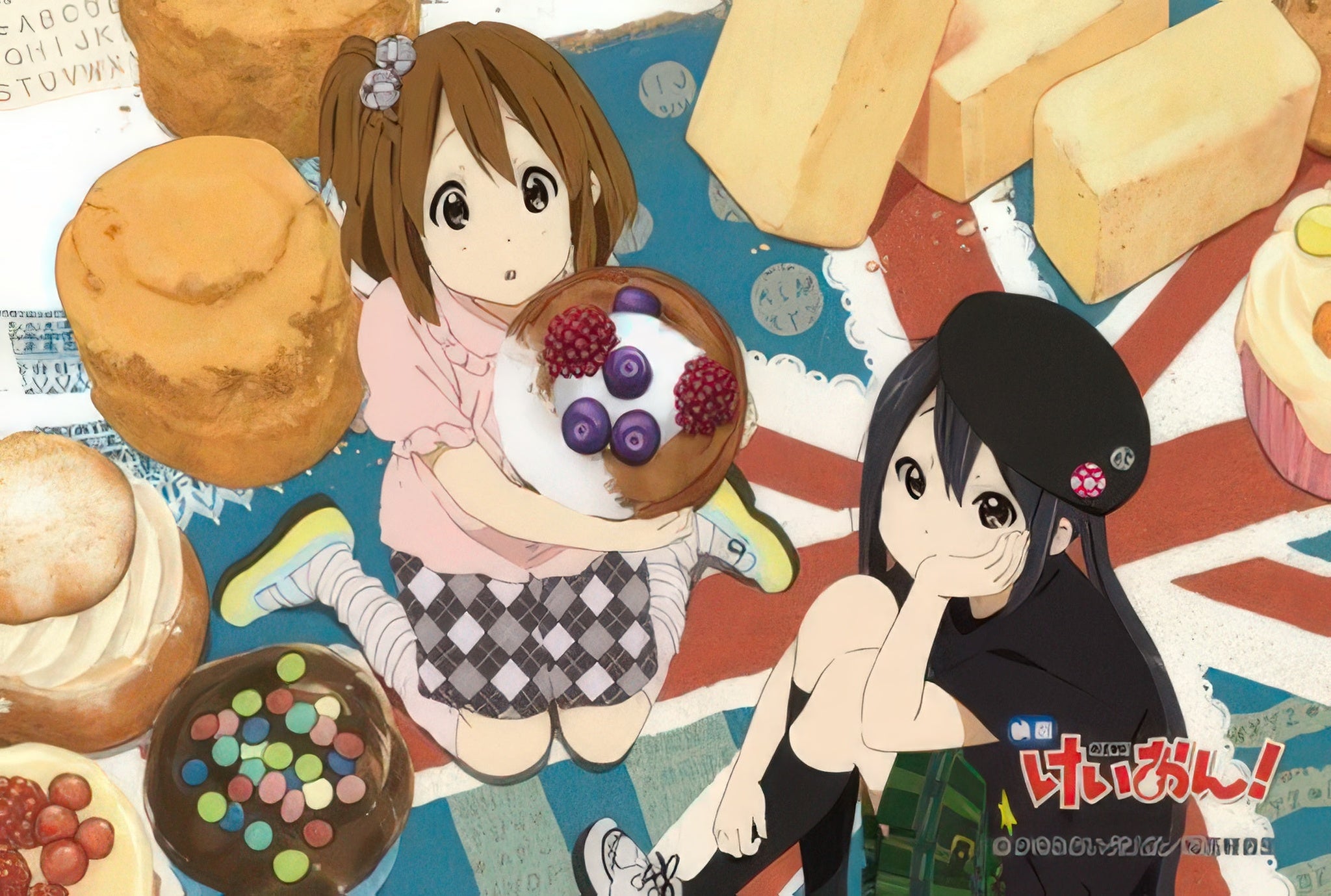 beverly-m108-116-k-on!-yui-and-azusa-london-style-108-pieces-jigsaw-puzzle