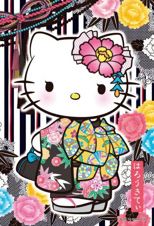 Beverly M108-166　Hello Kitty • Kimono Girl　108 Pieces Jigsaw Puzzle