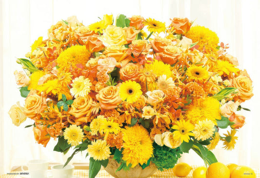 Beverly M61-701　Flower • Powerful Yellow　1000 Pieces Jigsaw Puzzle