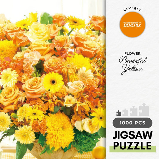 Beverly M61-701　Flower • Powerful Yellow　1000 Pieces Jigsaw Puzzle