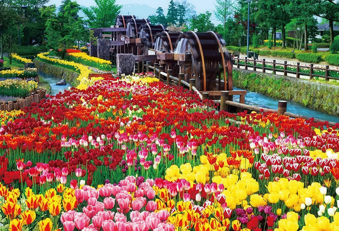 beverly-m71-833-flower-five-waterwheels-in-tulip-park-1000-pieces-jigsaw-puzzle