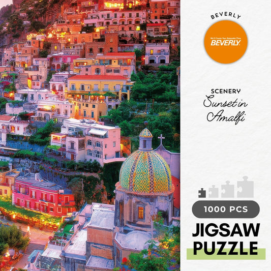 Beverly M71-842　Scenery • Sunset in Amalfi　1000 Pieces Jigsaw Puzzle