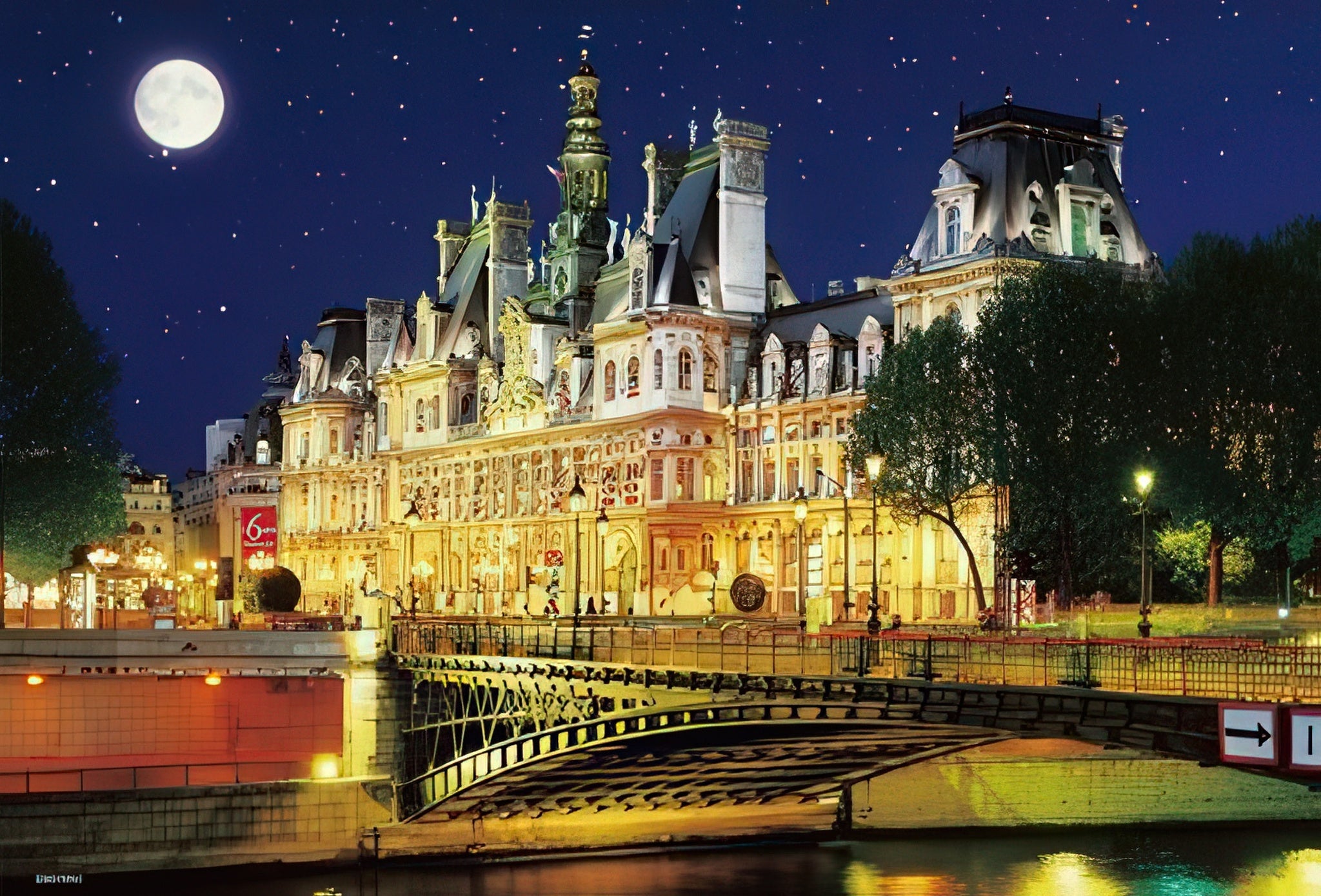 beverly-m71-844-scenery-paris-city-hall-under-the-starry-sky-1000-pieces-jigsaw-puzzle