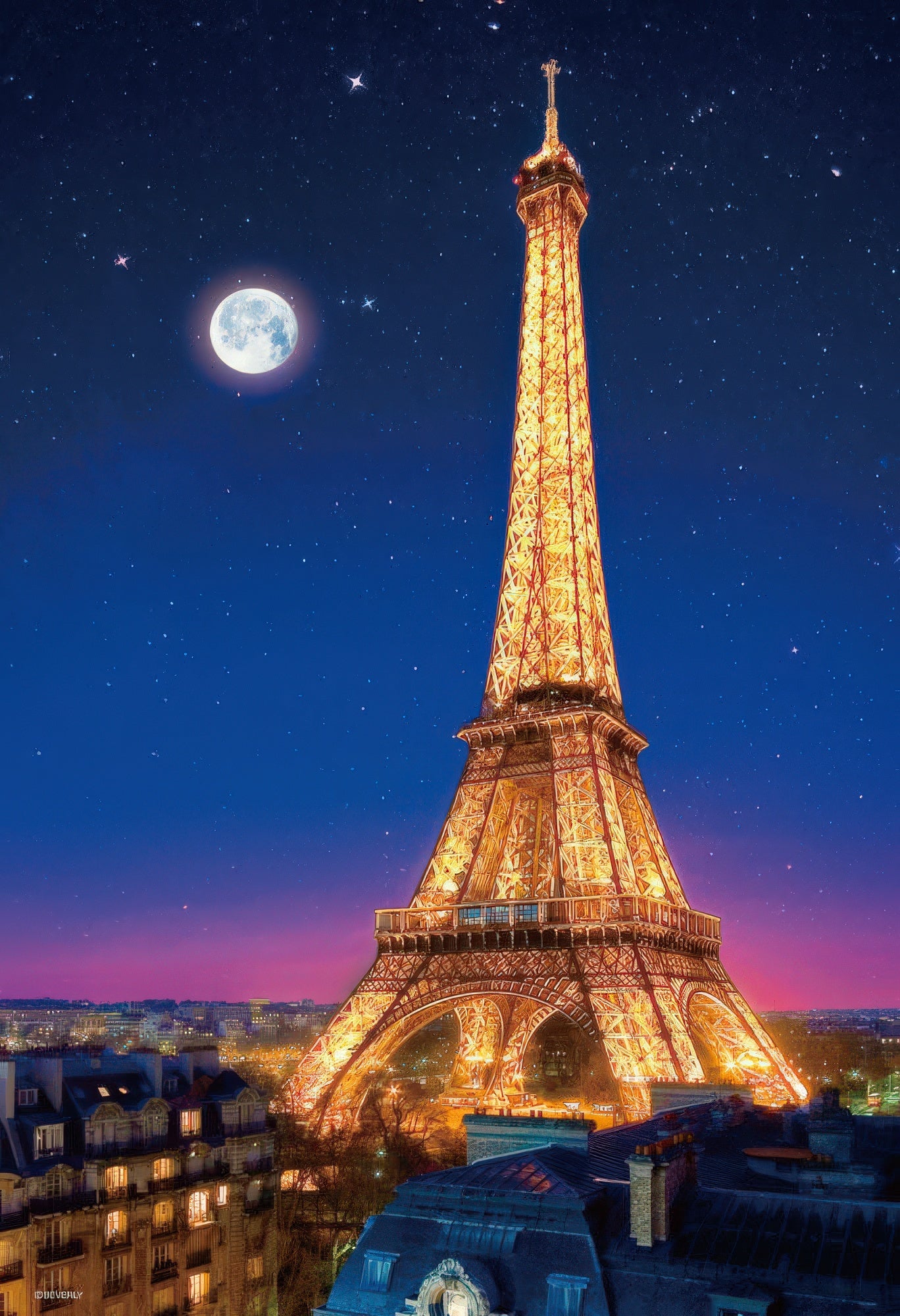 beverly-m71-854-scenery-parisian-night-eiffel-tower-1000-pieces-jigsaw-puzzle