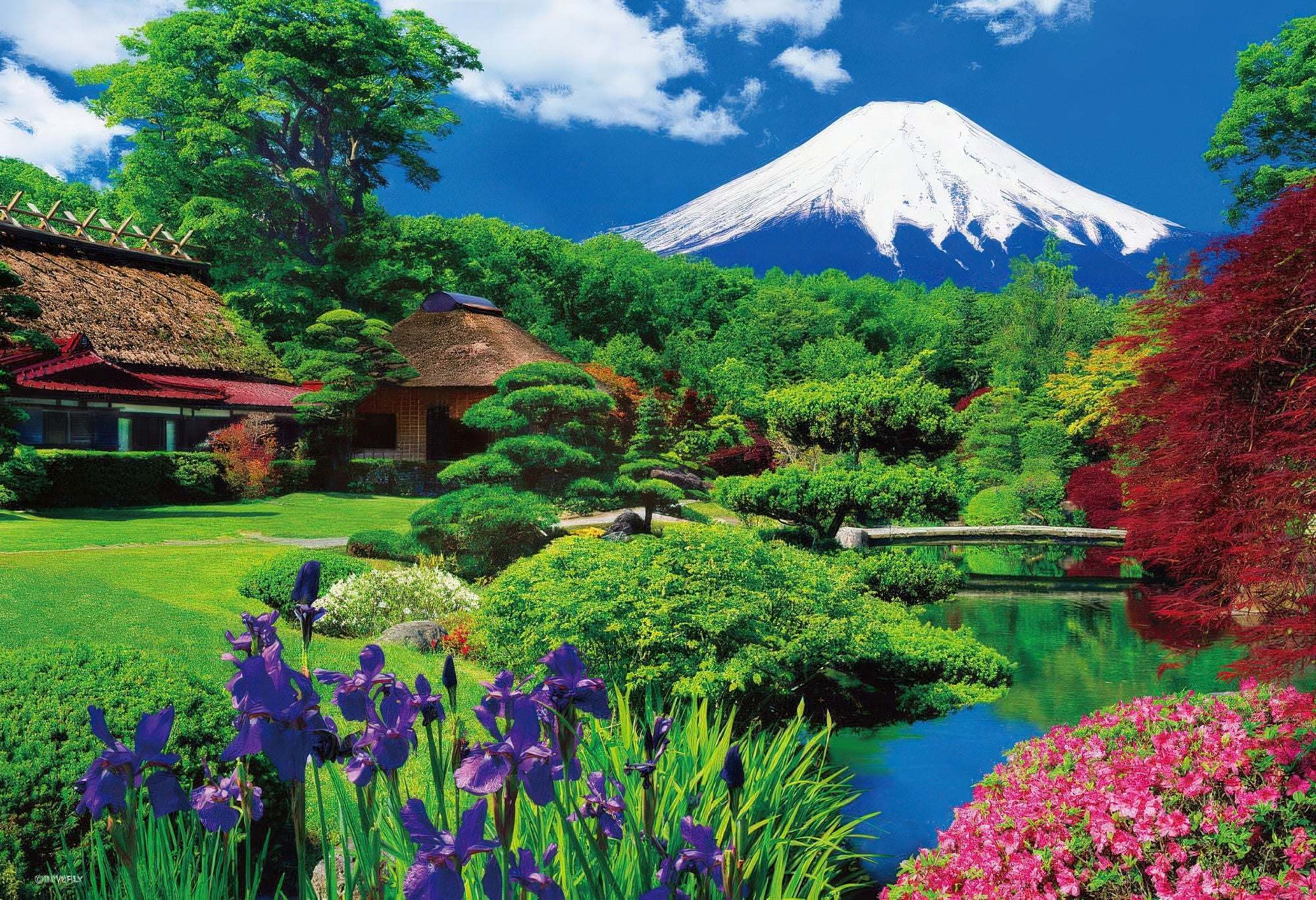 beverly-m71-865-scenery-oshino-fuji-1000-pieces-jigsaw-puzzle