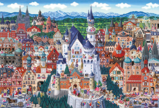 Beverly M81-509　Illustration • The Best Sights of Germany!　1000 Pieces Jigsaw Puzzle