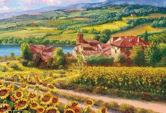 Beverly M81-530　Scenery • Sunflowers in Tuscany　1000 Pieces Jigsaw Puzzle