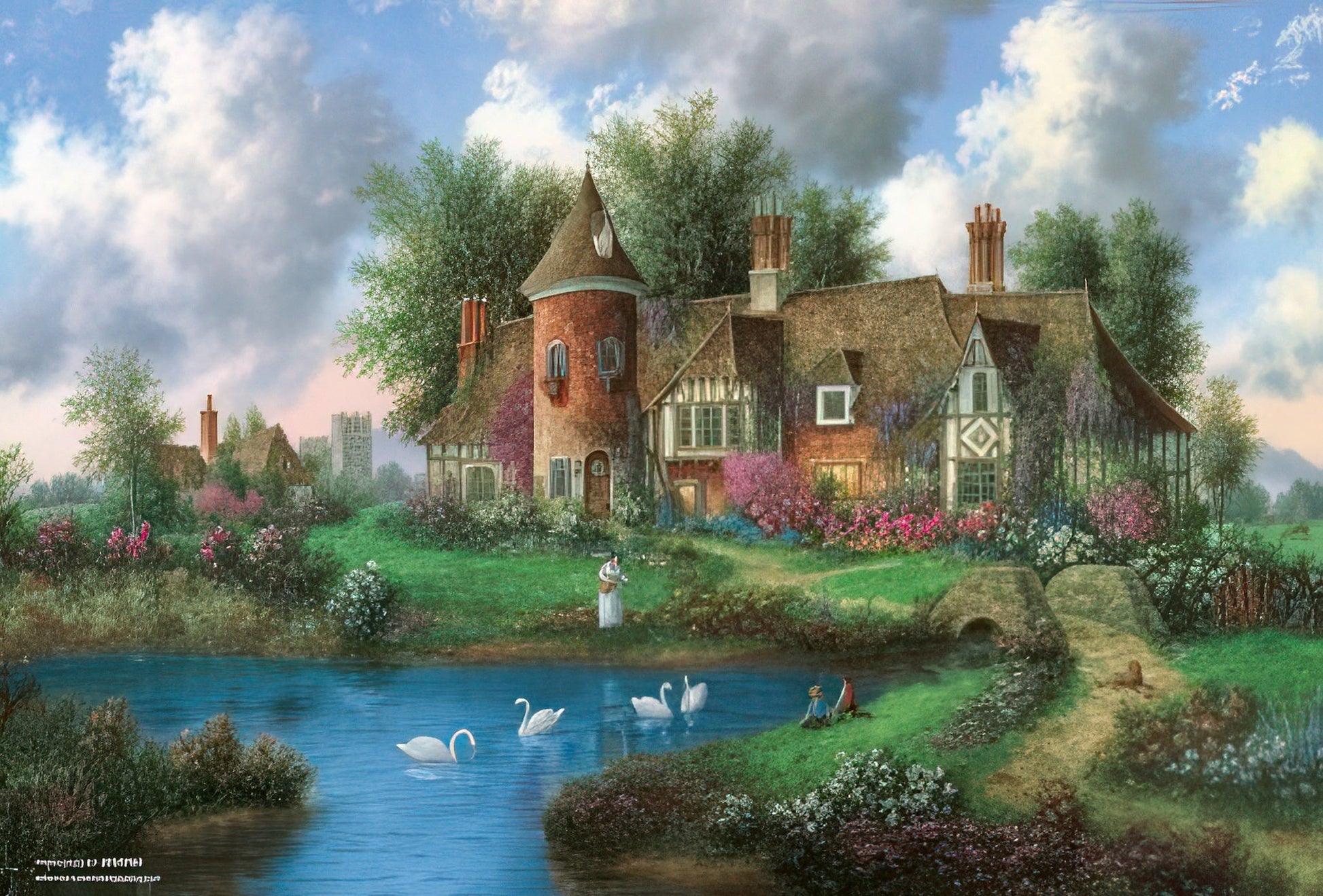 beverly-m81-535-illustration-afternoon-with-swans-1000-pieces-jigsaw-puzzle