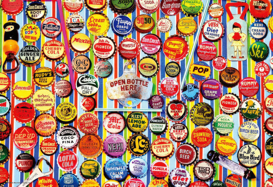 Beverly M81-543　Vintage Art / Soda Caps　1000 Pieces Jigsaw Puzzle