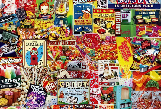 Beverly M81-544　Vintage Art / Penny Candy　1000 Pieces Jigsaw Puzzle