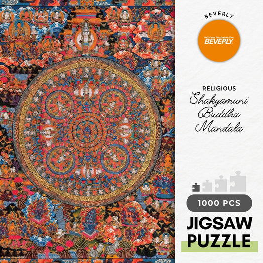 Beverly M81-556　Religious • Shakyamuni Buddha Mandala　1000 Pieces Jigsaw Puzzle